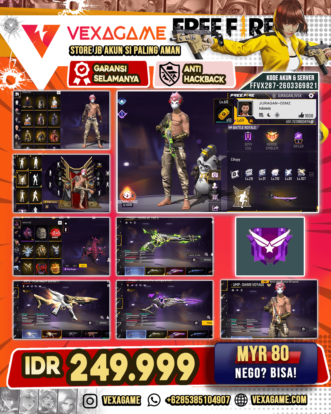 2 EVO | SG EVO + Lumut | Vault 150++