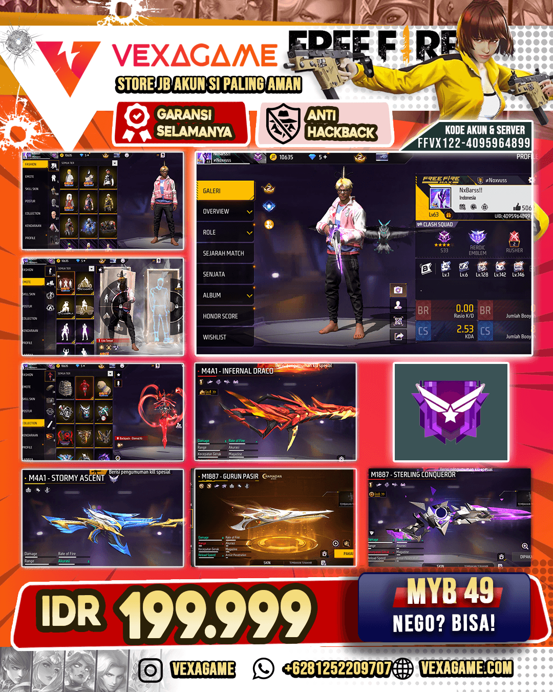 SG Gurun | SG Terompet | SG Sterling Conqueror Lv 4 | Infernal Draco Lv 4