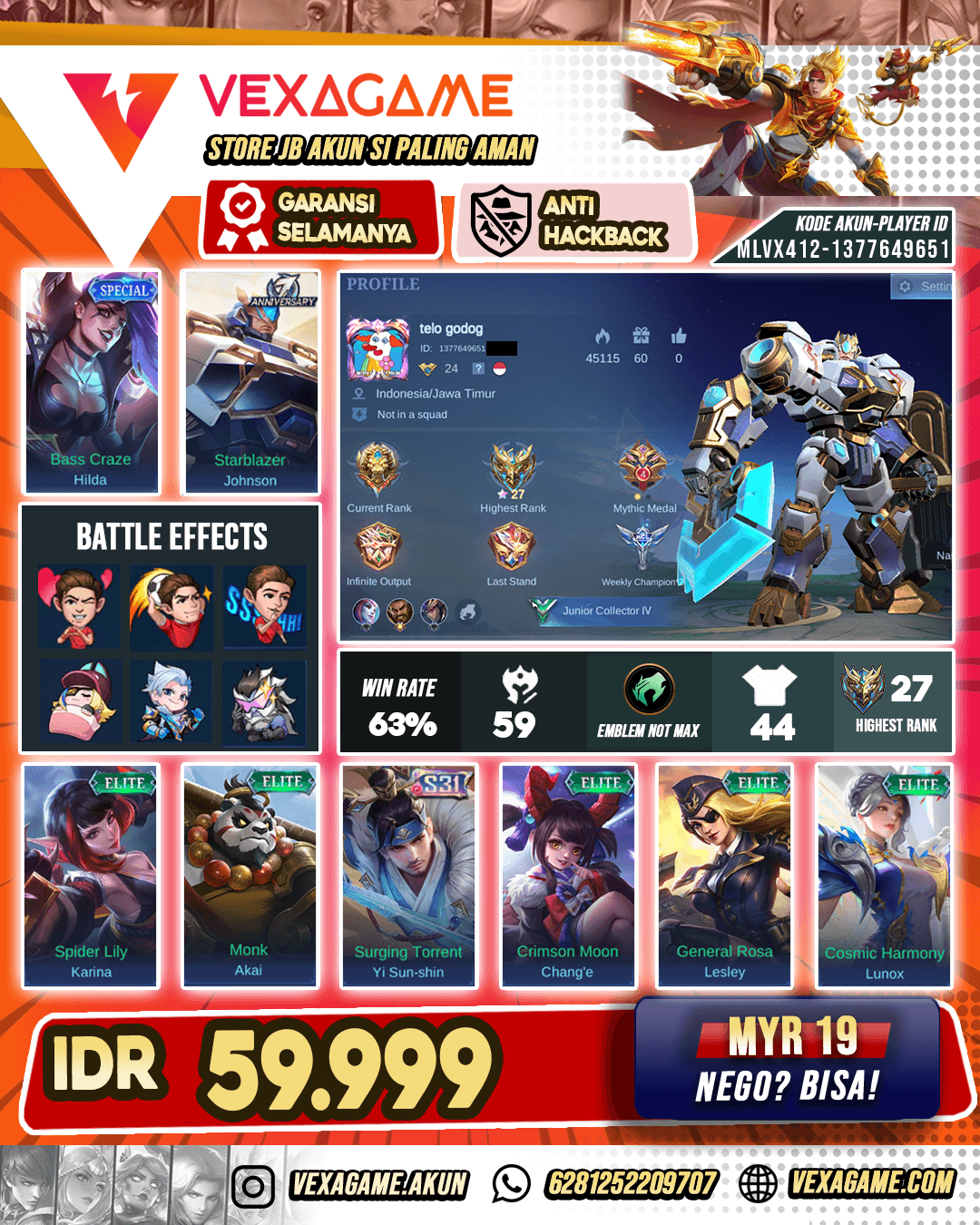 Johnson Anniversary Murah