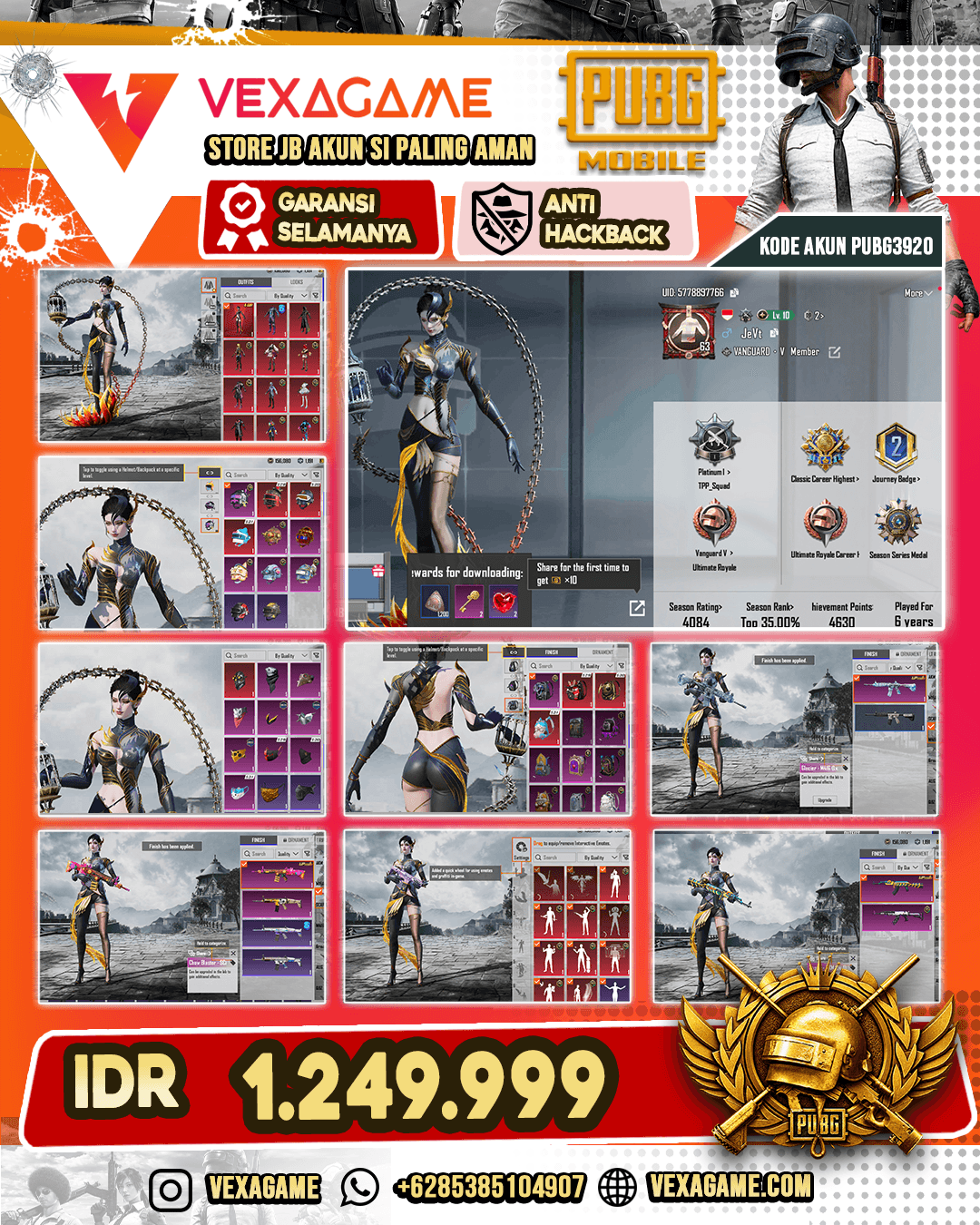 X-Suit + M4 Glacier + AKM Iragon + SCAR-L Chou Blaster