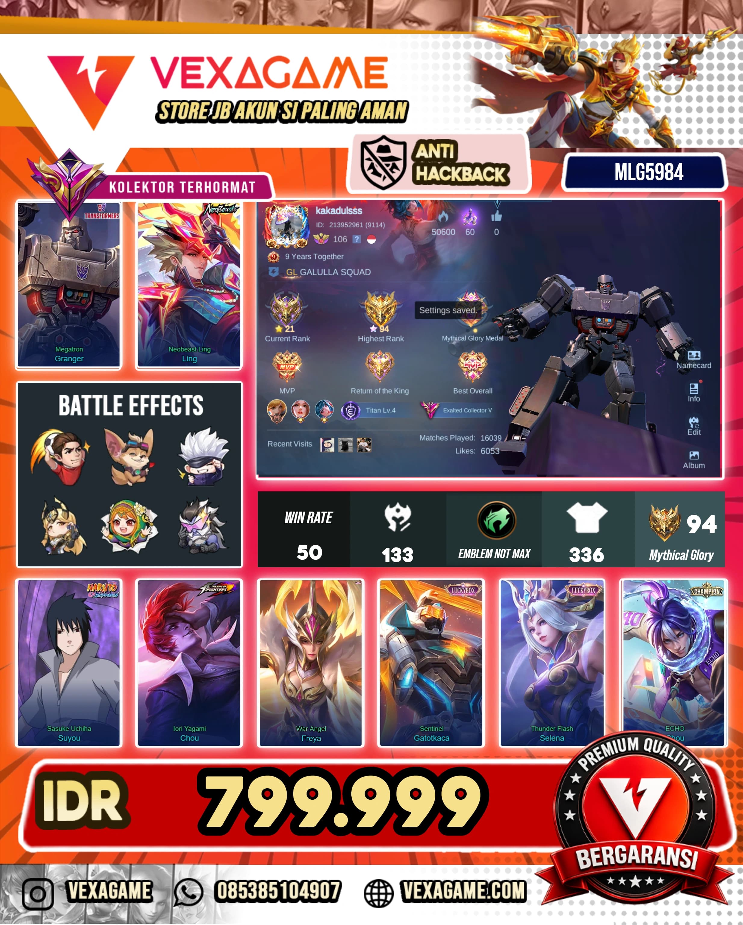 Granger Transformer | Ling Neobeast | Suyou Sasuke | Chou KOF