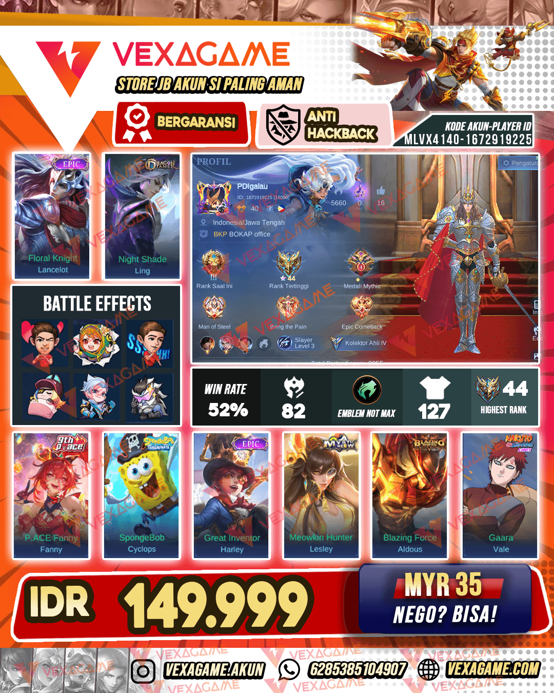 Lancelot Epic X Ling Dragon Tamer