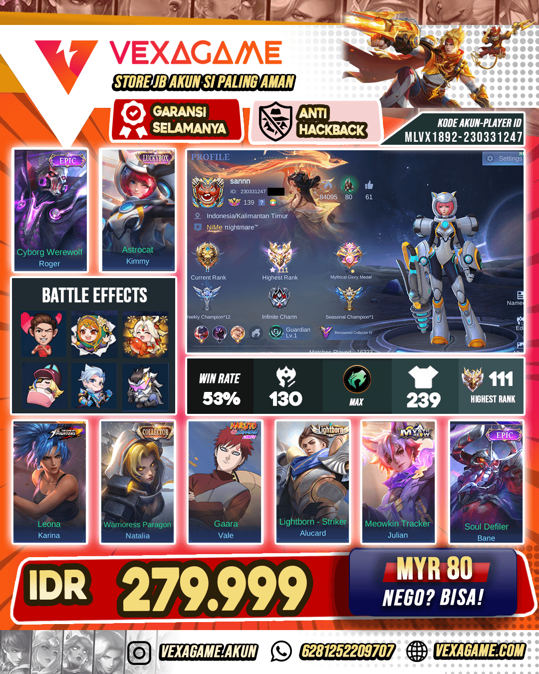 Kimmy Luckybox EX Immortal