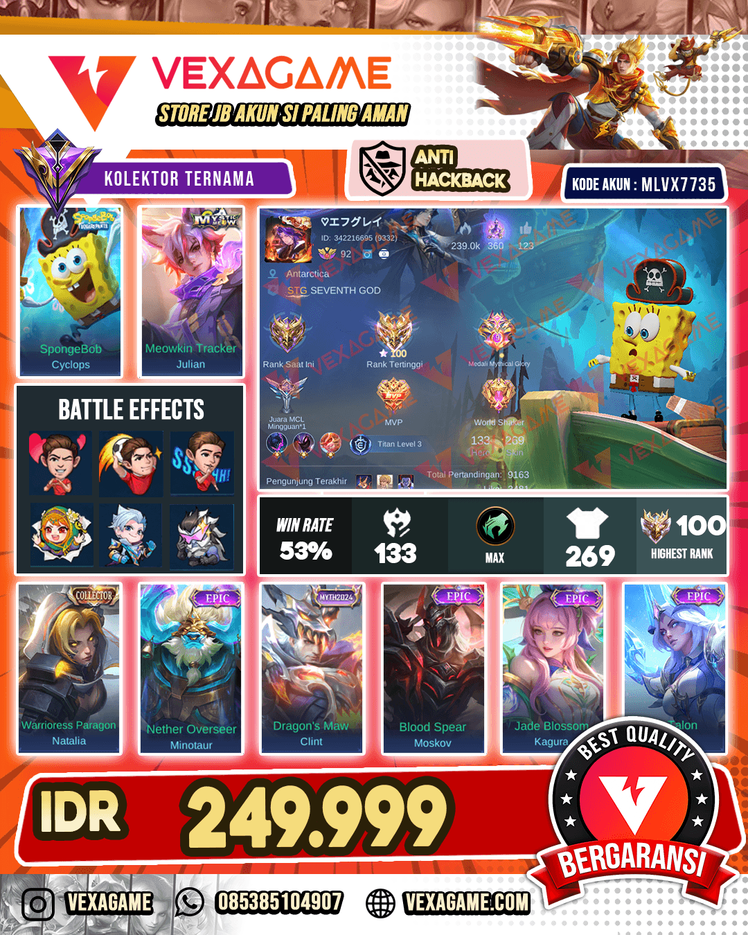 Cyclops Spongebob X Julian Miaw | EX iMORTAL