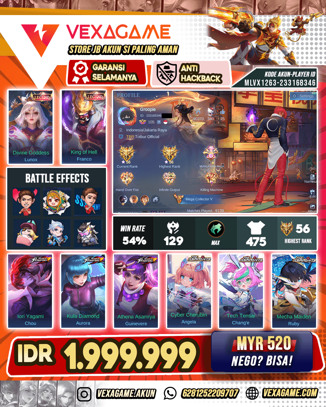 Kolektor Juragan | 2 Legend | 3 KOF | 4 Asphirant | 3 Transformer