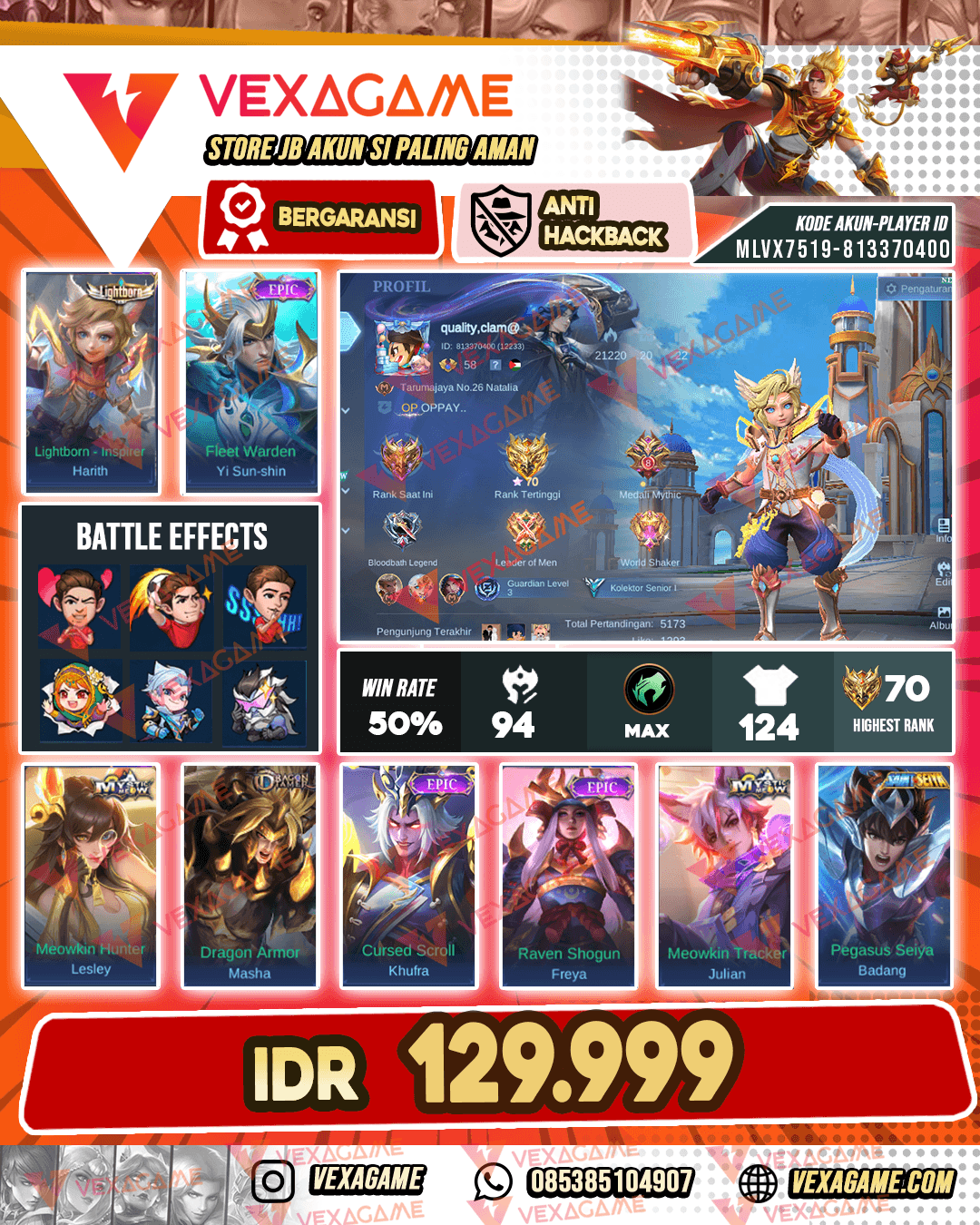 Harith Lightborn | Yss Epic | Emblem Max