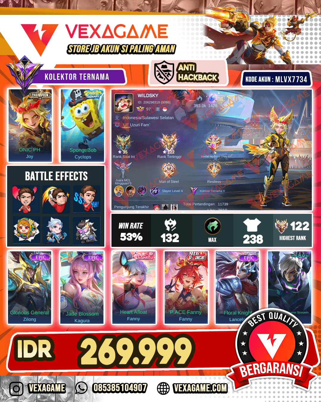 Joy Champion X Cyclops Spongebob | Ex Immortal