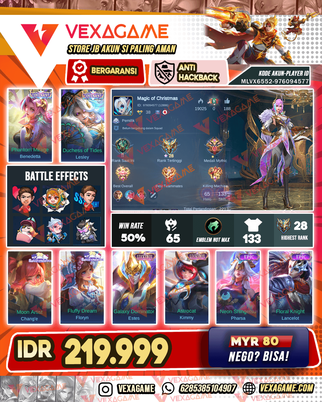 Benetdetta Covenant | Lesley Covenant | 2 Luckybox | Change Sanrio | Floryn Sunrio