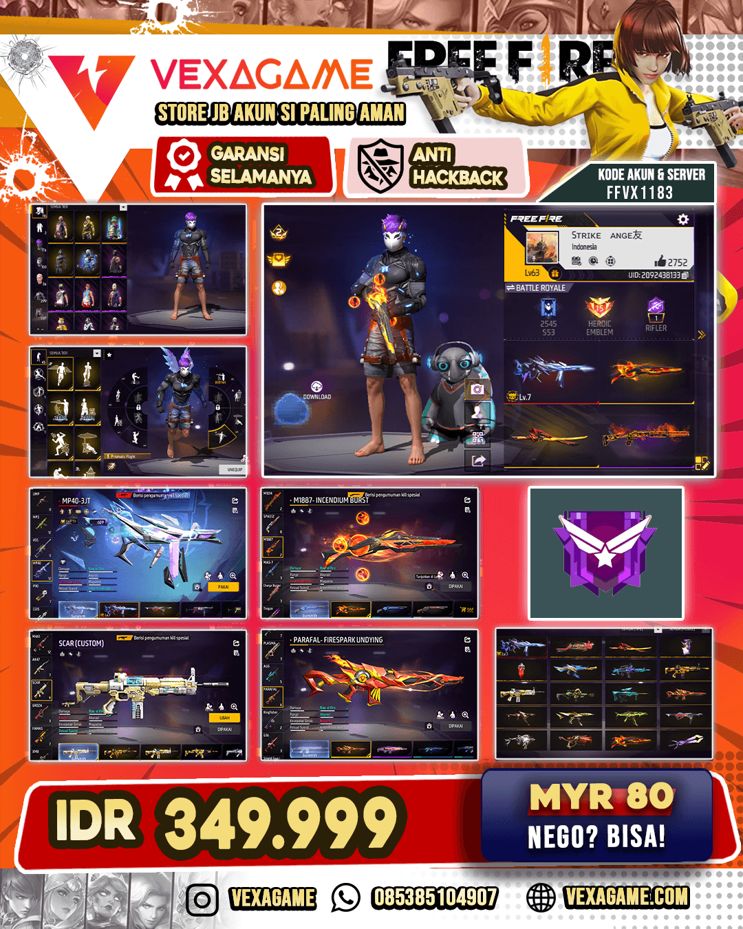 1 EVO MAX | SG INCEDIUM BURST | VAULT OTW 300