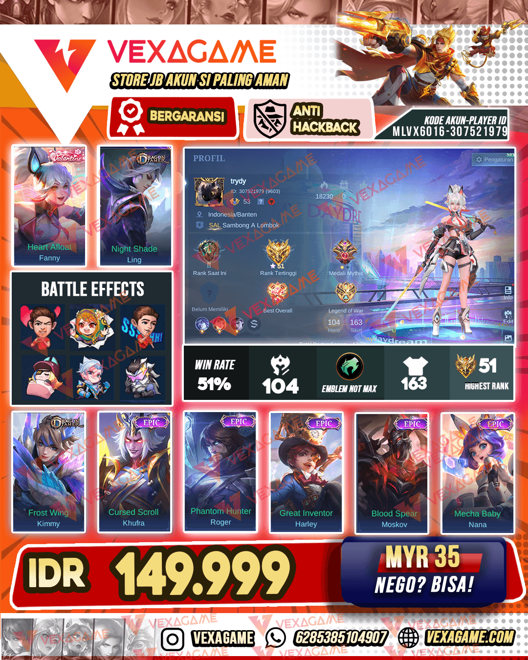 Fanny Valentine | Ling Dragon Timer