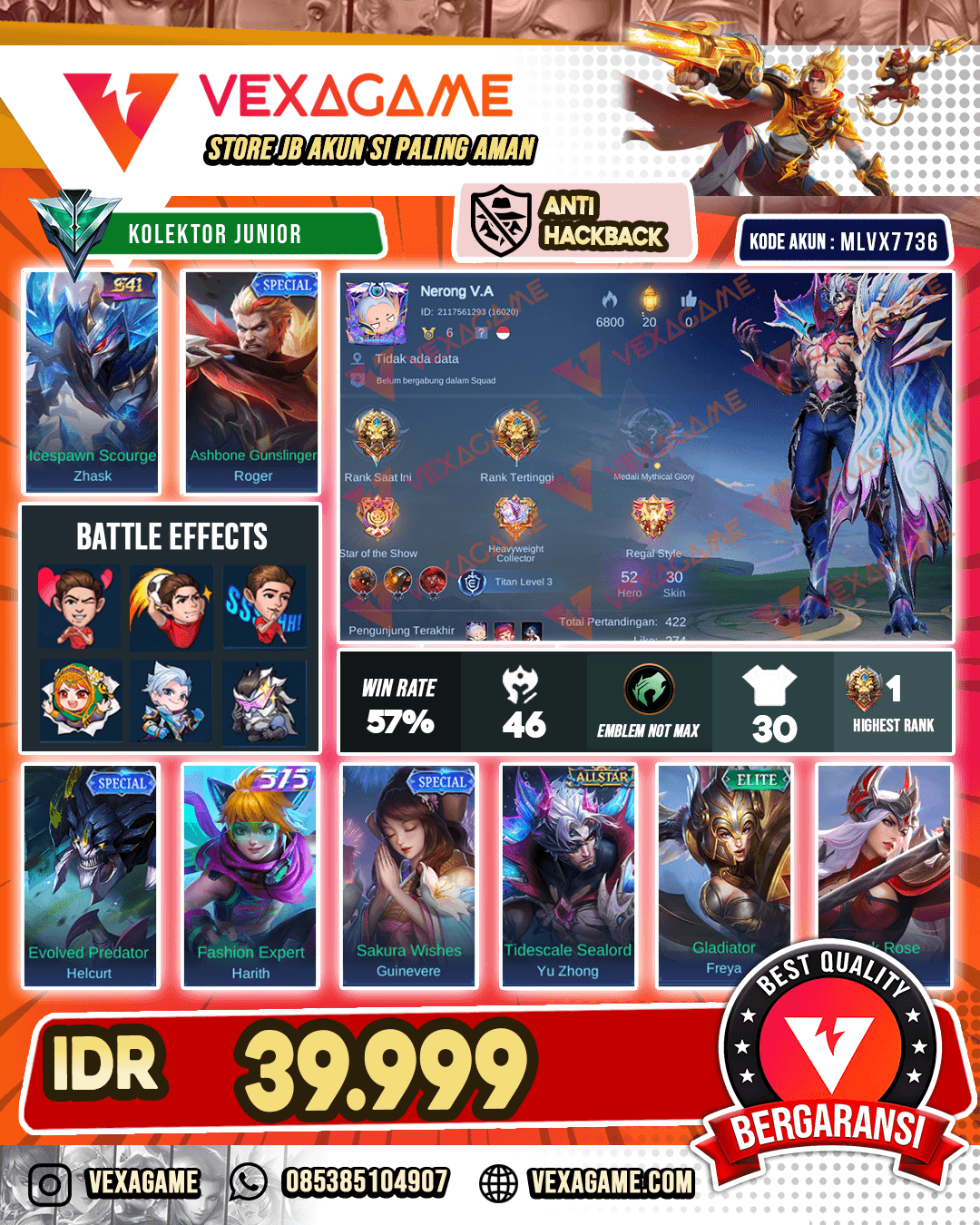Akun Murah Harga Pelajar