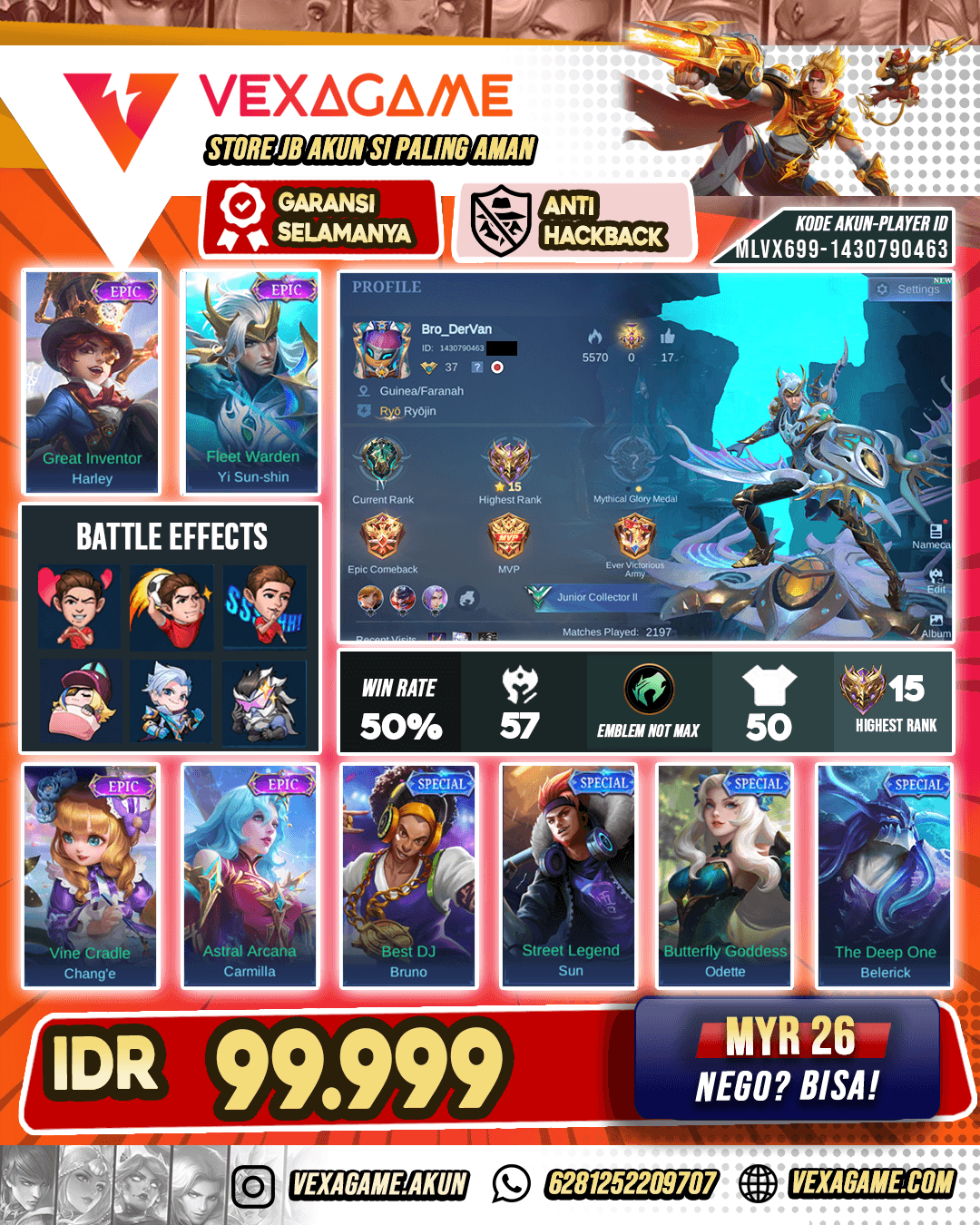 Yi Shun Shin Epic Murah