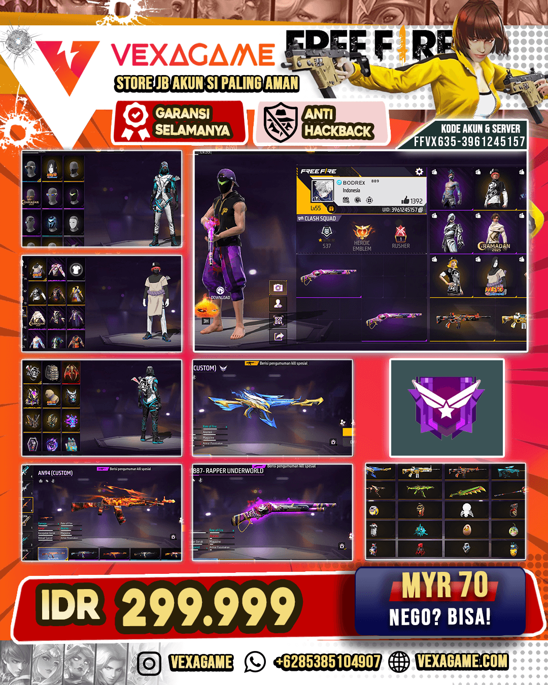 SG REAPPER | UMP ART OF WAR | VAULT 130+