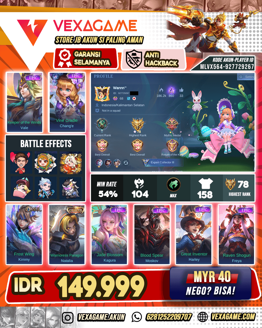 Change Epic | Recall Tas - Tas Merah