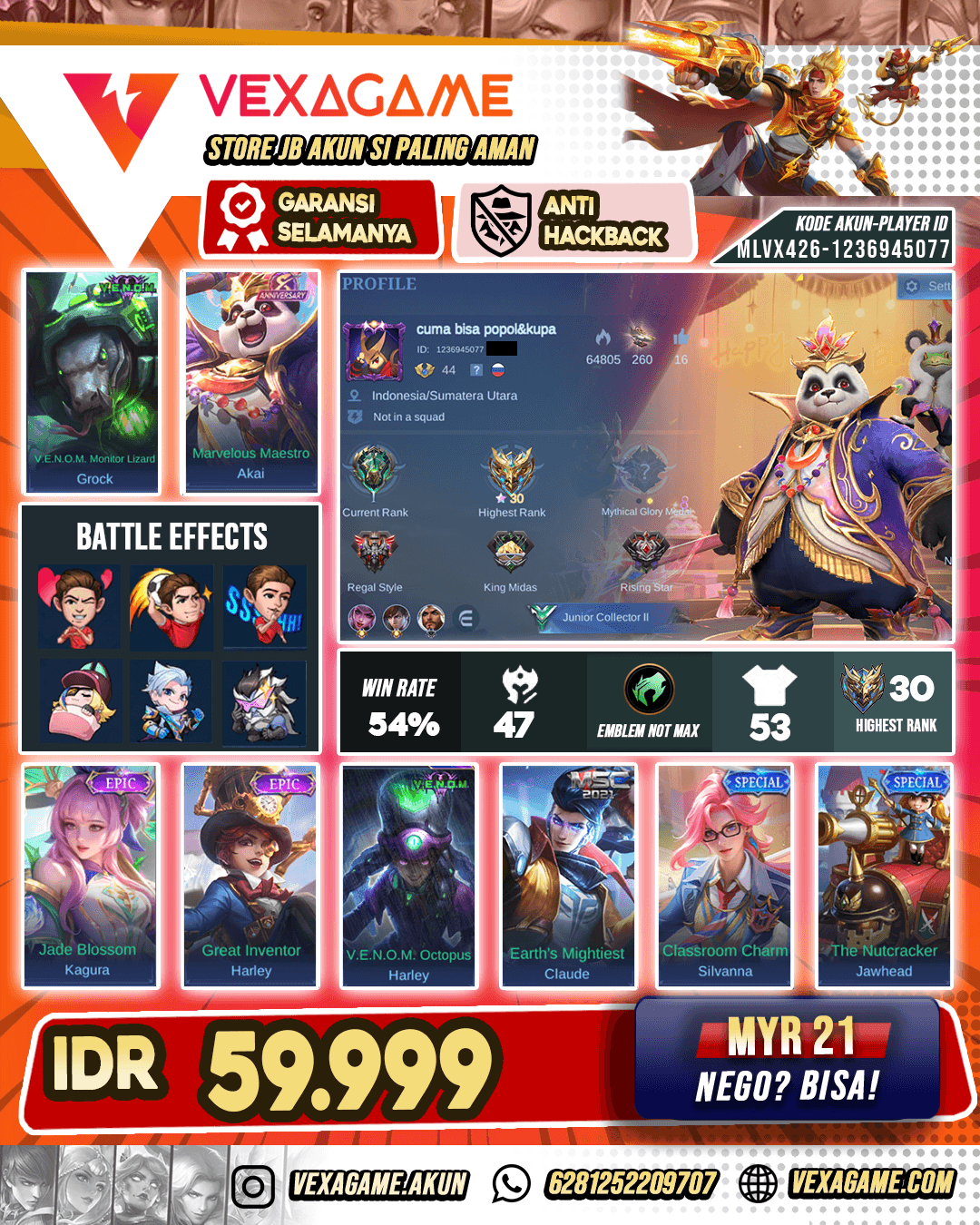 Akai Anniversary Murah