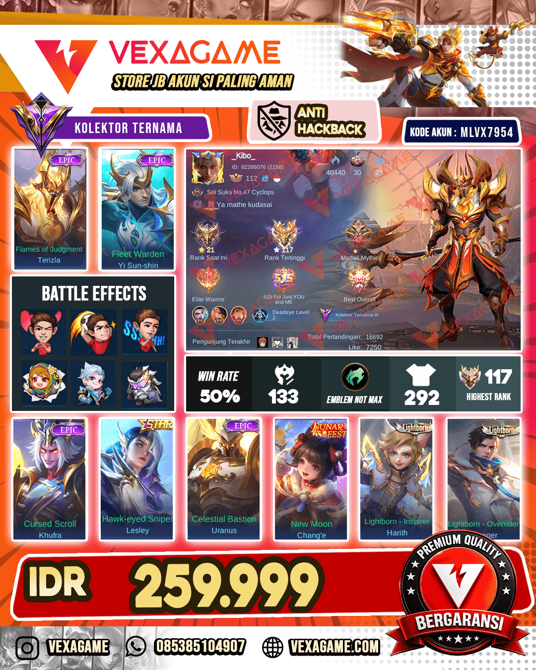 Terizla Epic | Yss Epic | Ex IMMORTAL