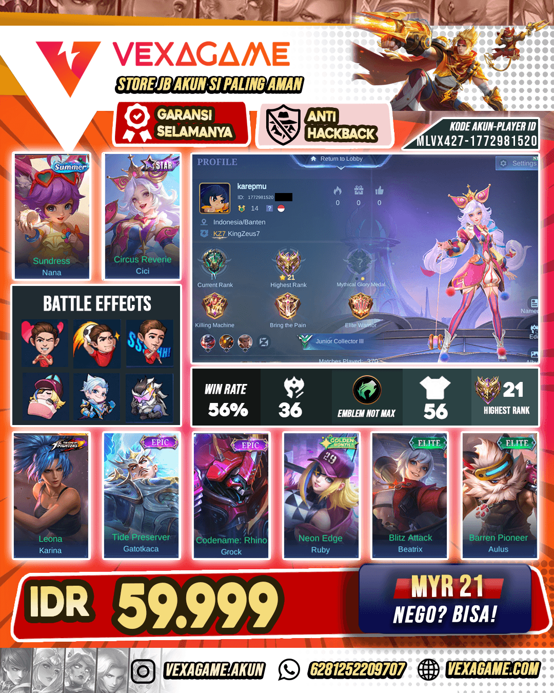 Karina KOF X CICI Starlight