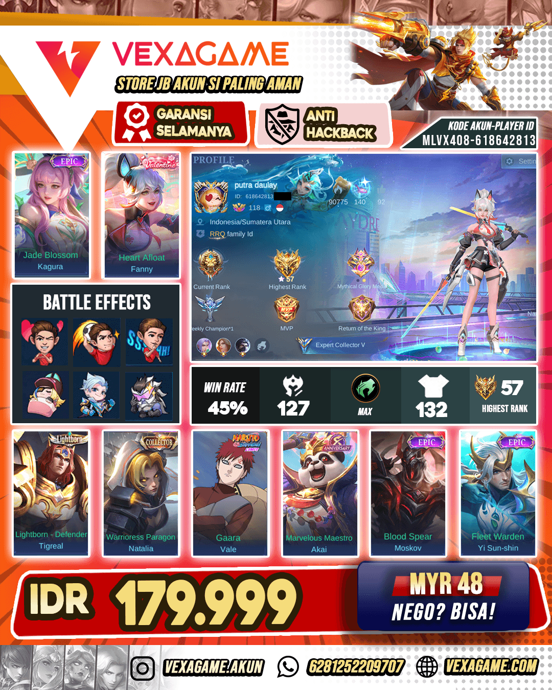 Fanny valentine | Hero 125 + Emblem Max