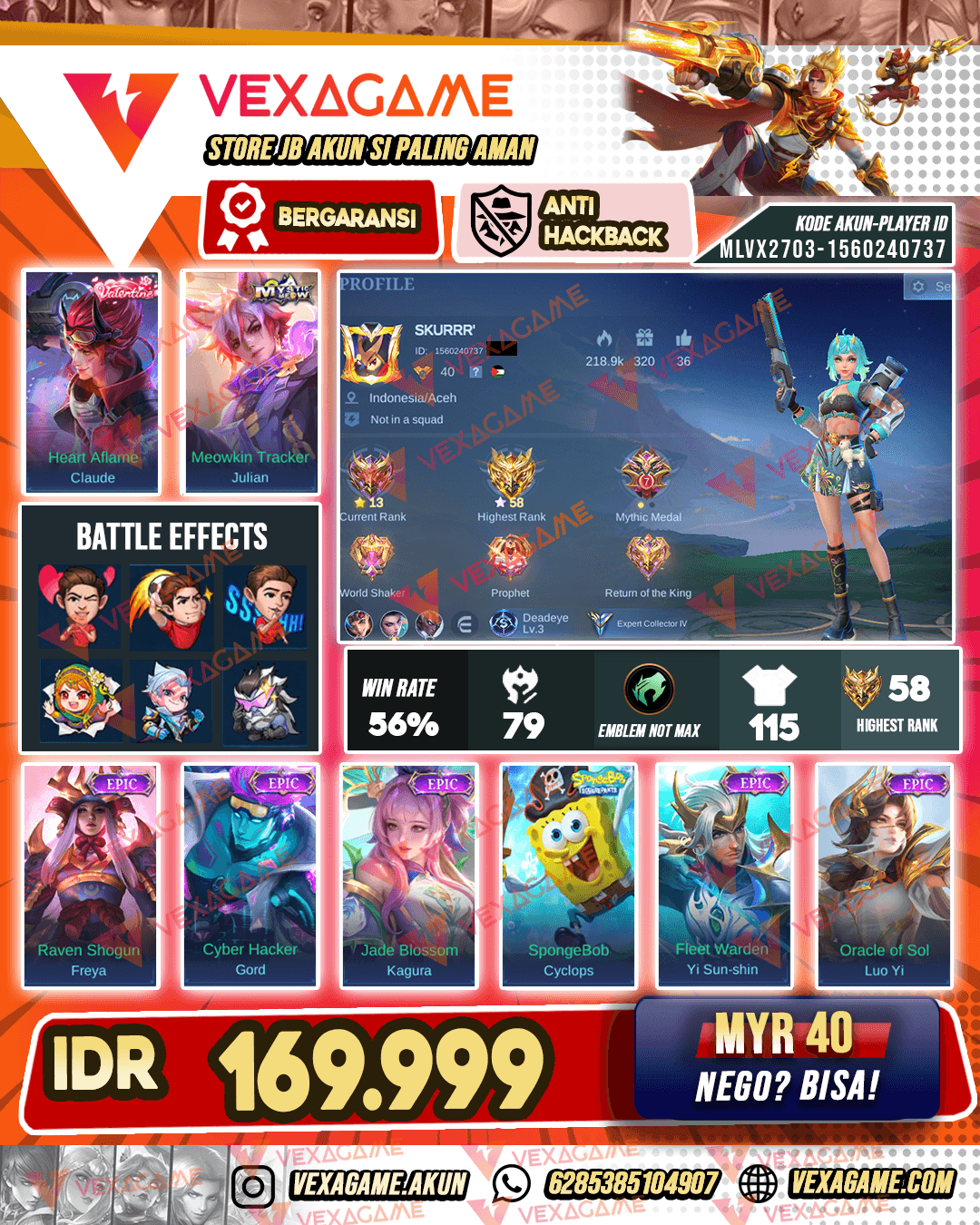 Claude Valentine X Julian Miaw | Ex Glory