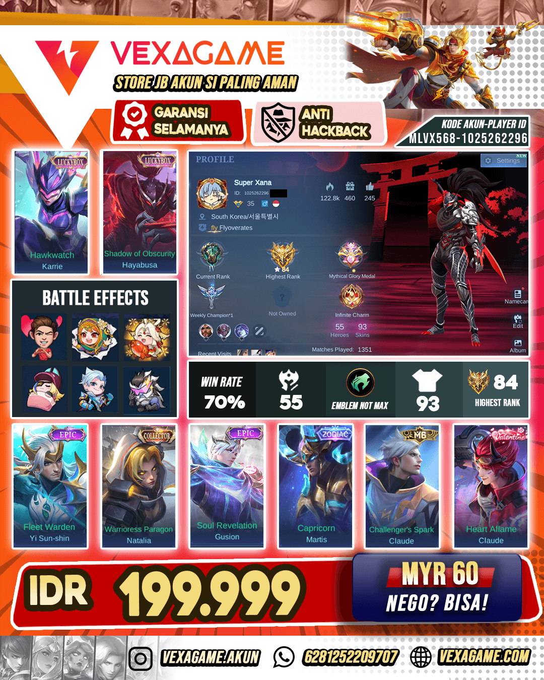 Hayabusa Luckybox Murah