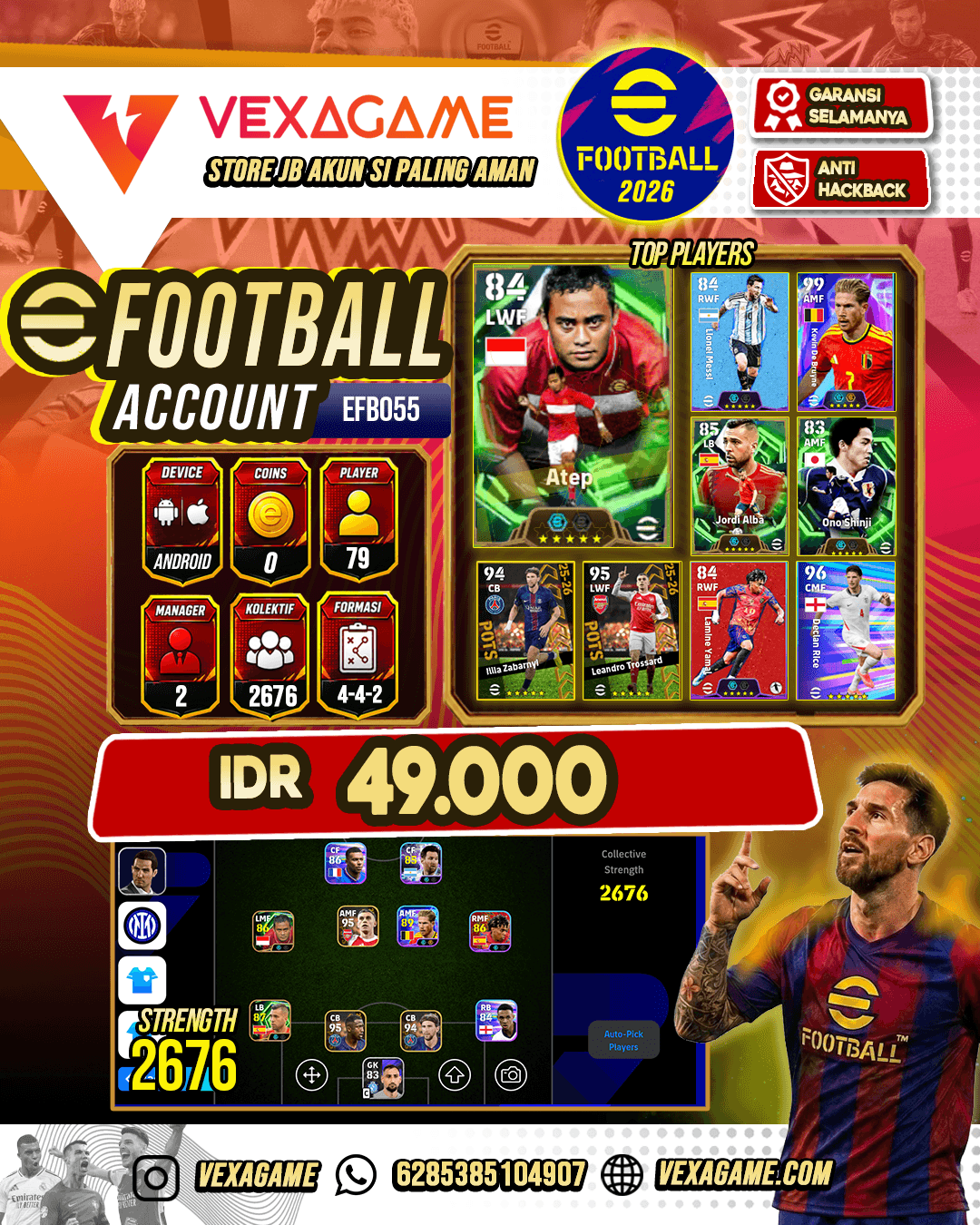 Polosan Atep Epic | Kevin De Bruyne Double Booster | Lionel Messi Show Time | Ono Shinji Epic | Jordi Alba Epic