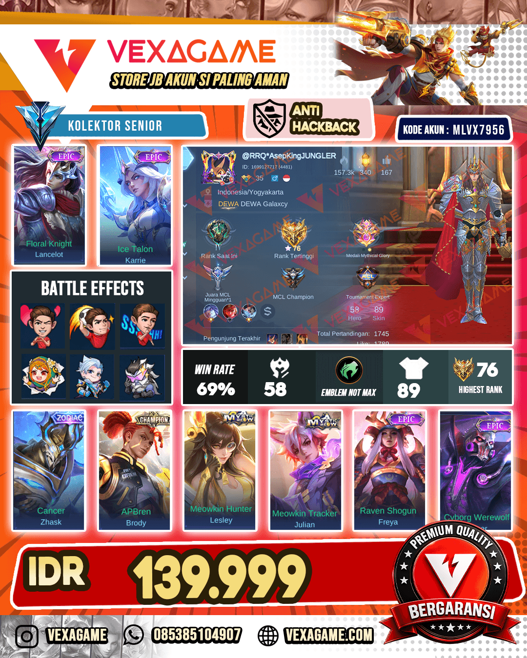 Lance Epic | Karrie Epic | Brody Champions | Zhask Zodiac