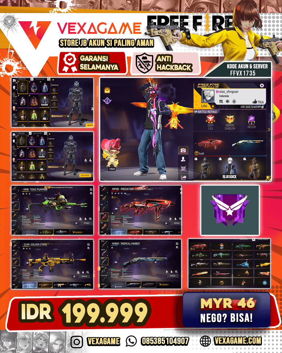 EVO MP40 OTW MAX | SG PARROT | BUNDLE BANDIT | BUNDLE BLUEROCK