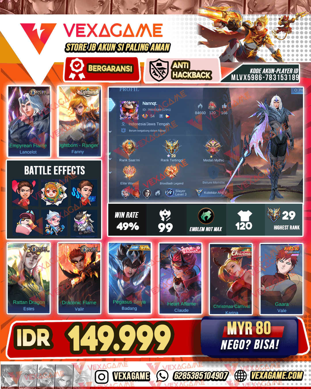Lancelot Dragon Timer | Fanny Lightborn