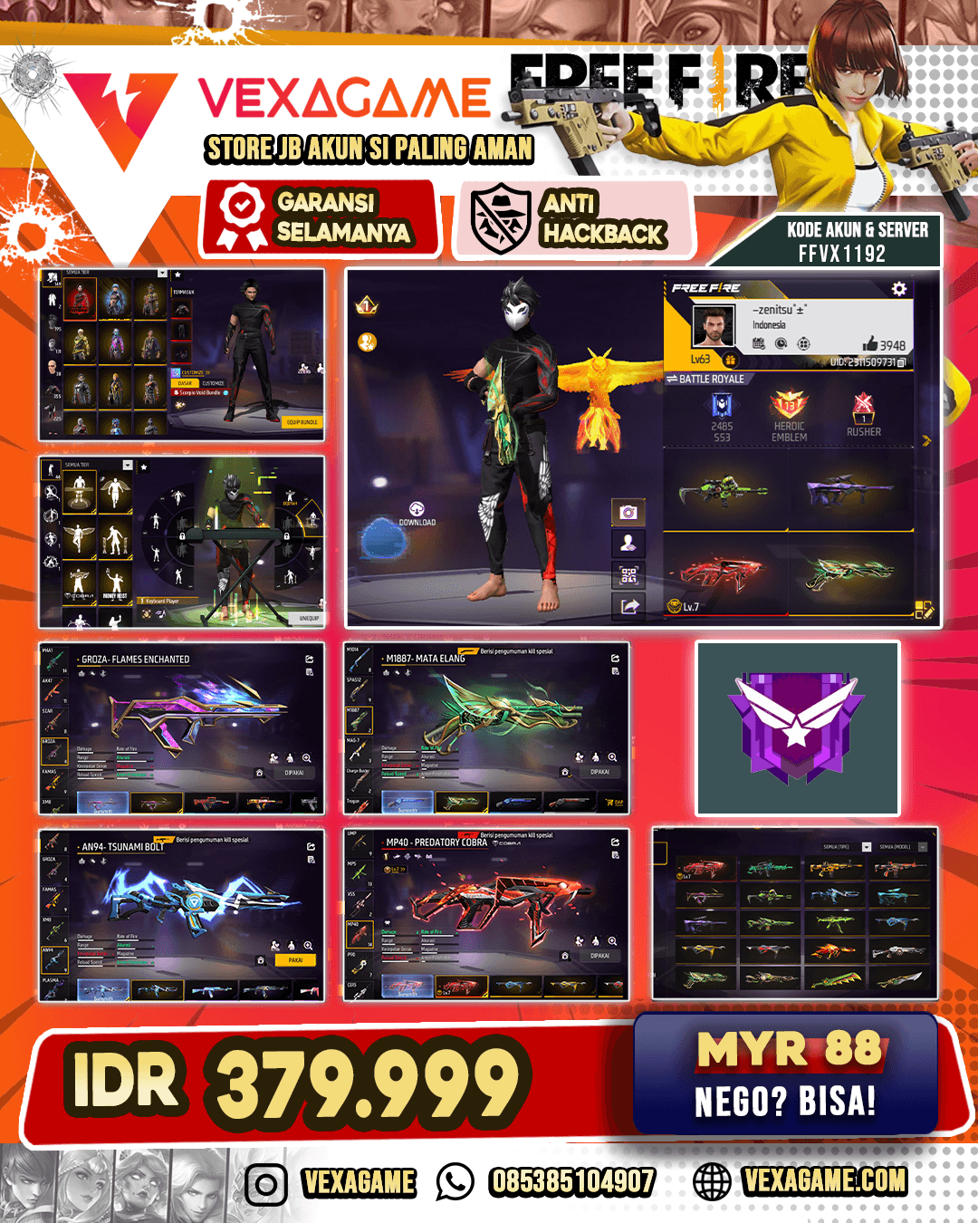 1 EVO MAX | SG 2 RASA | BUNDLE SCORPIO VOID | VAULT 350++
