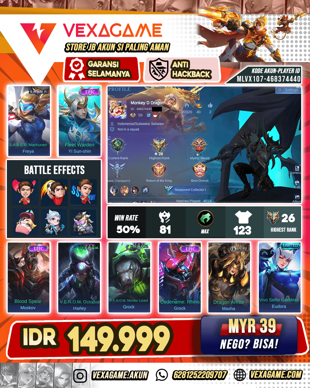 Yi Shun Shin Epic Murah Banget