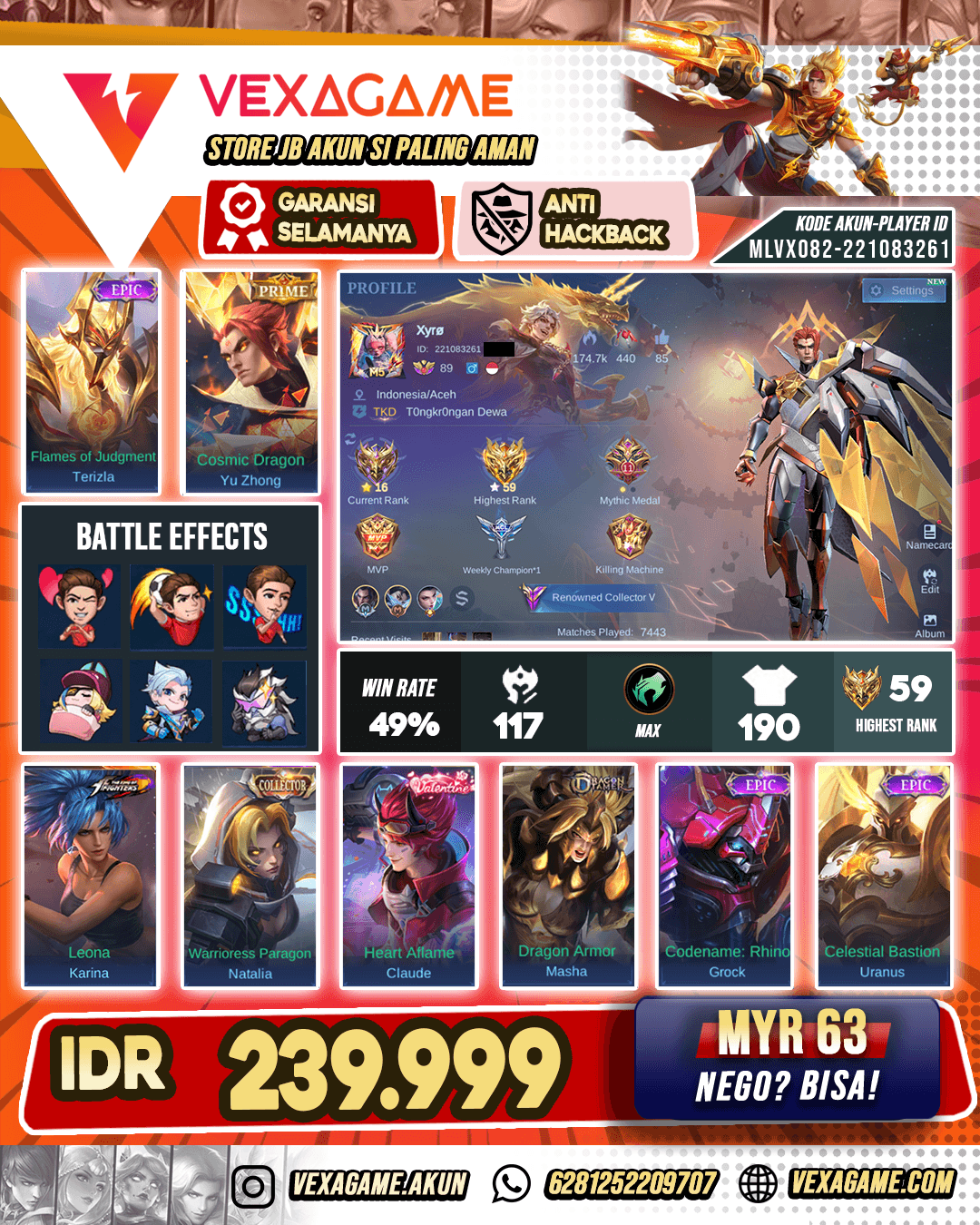 Yu Zhong Prime Murah
