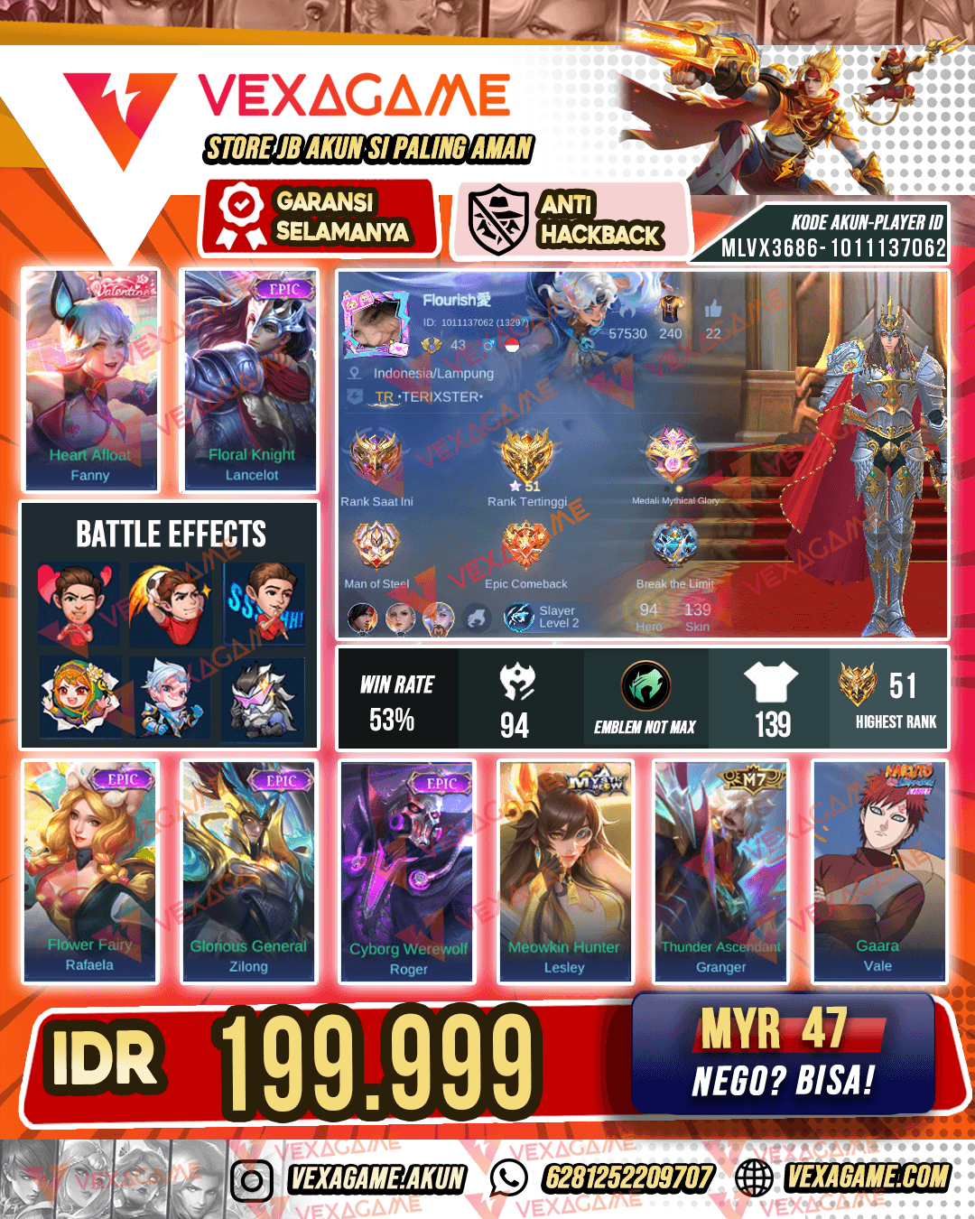 Lancelot Epic | Fanny Valentine