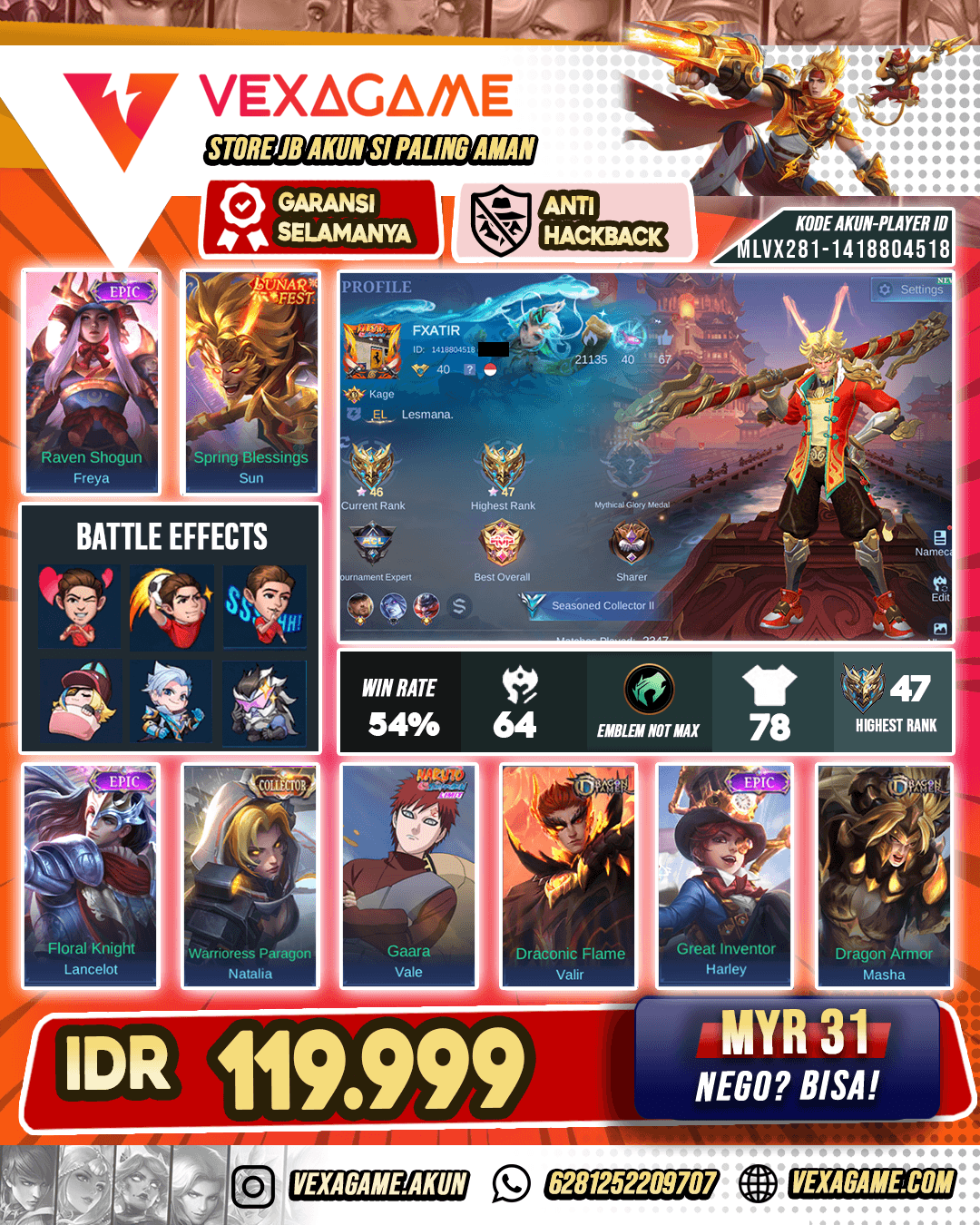 Sun Lunar Fest Murah