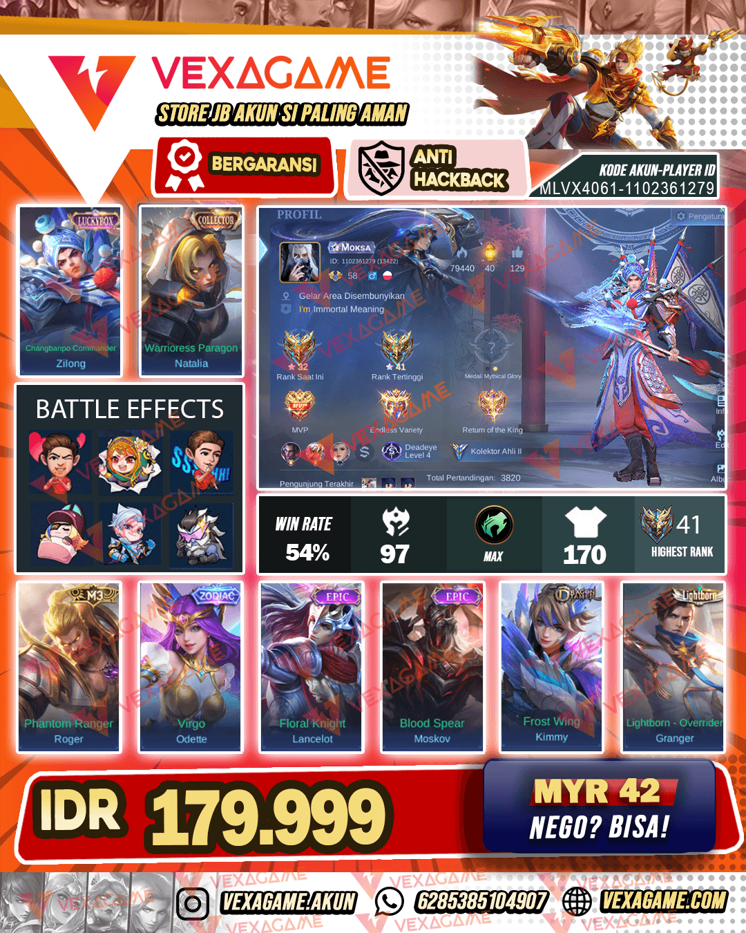 Zilong LuckyBox | Roger M3 | Oddete Zodiac