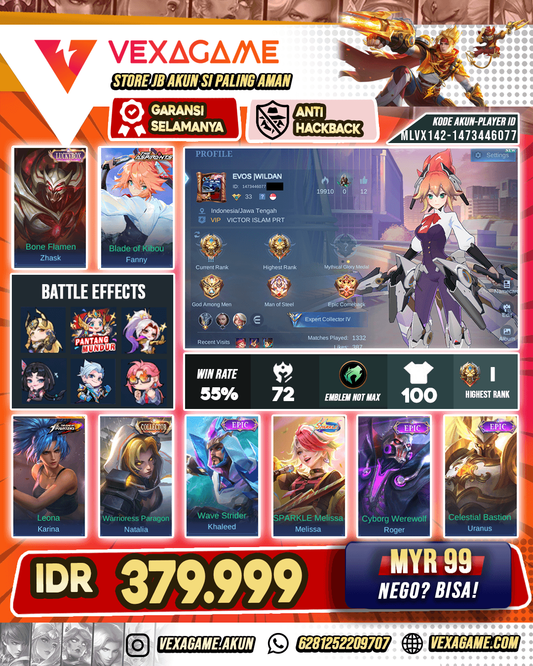 Fanny Asphirant Murah