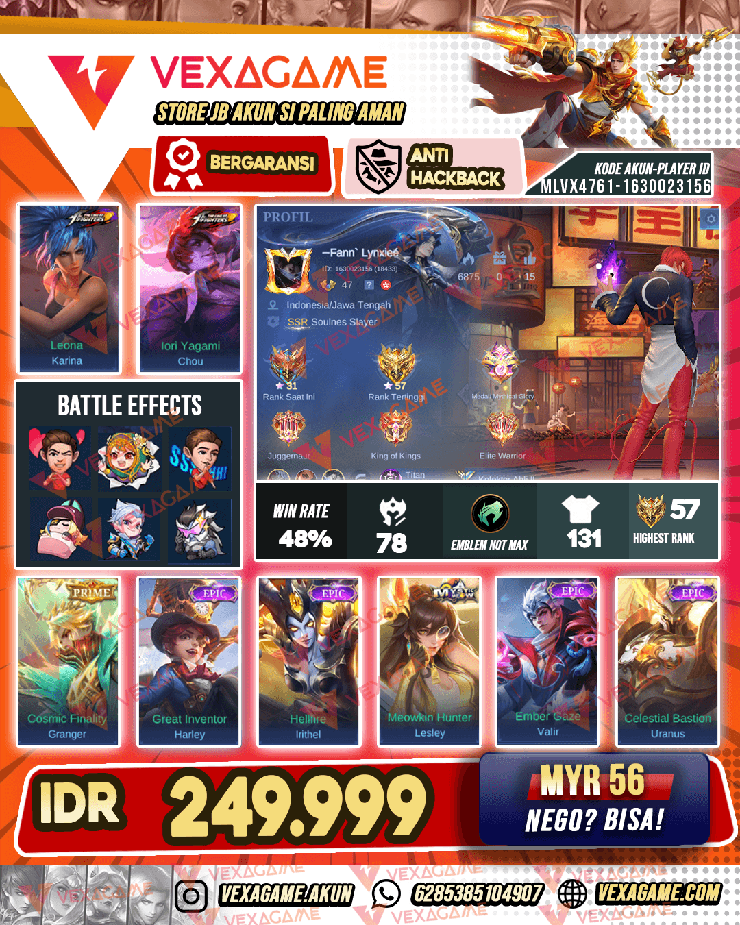 Chou KOF X Granger PRiME