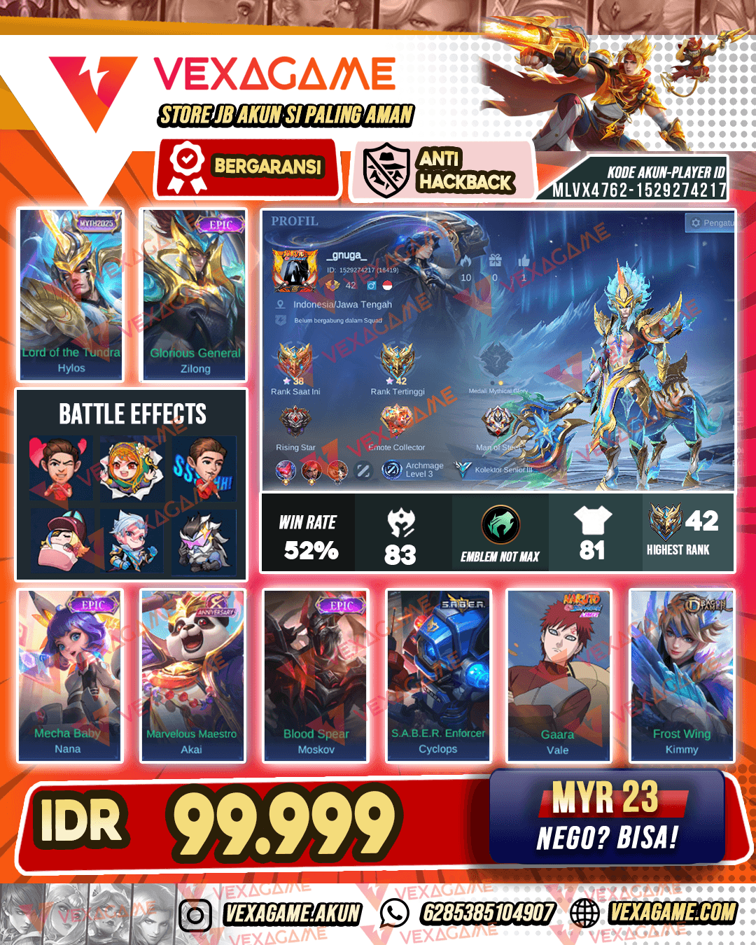 Hylos Myth | Zilong Epic