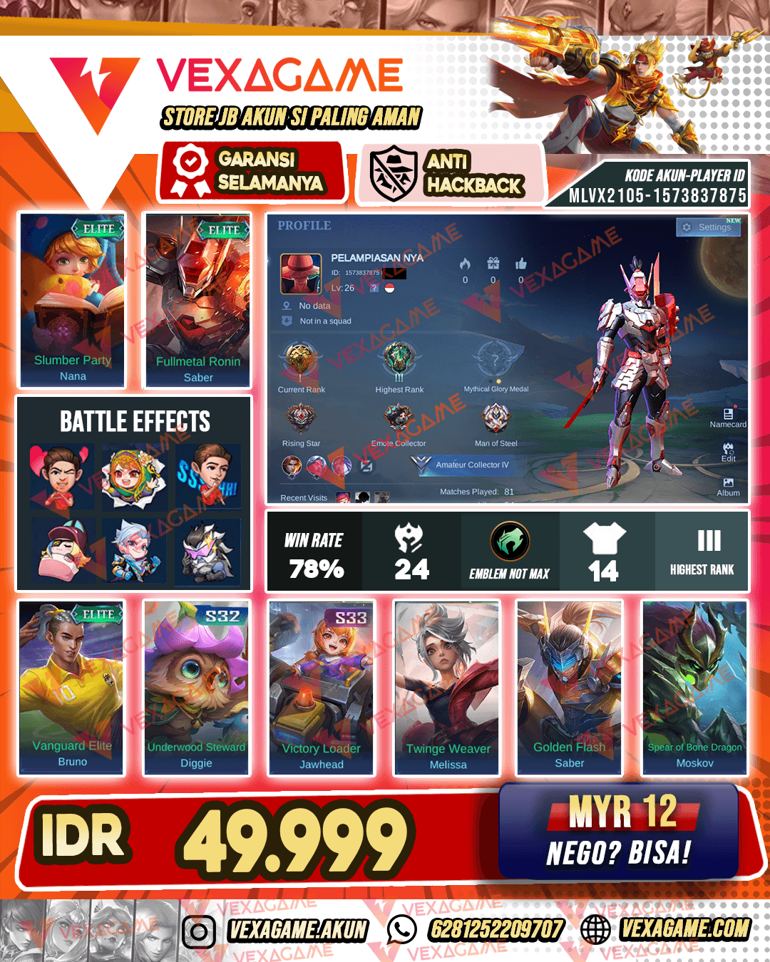 Akun Murah Banget Harga Pelajar