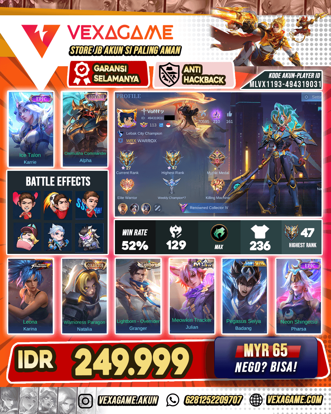 Alpha Luckybox X Karina KoF