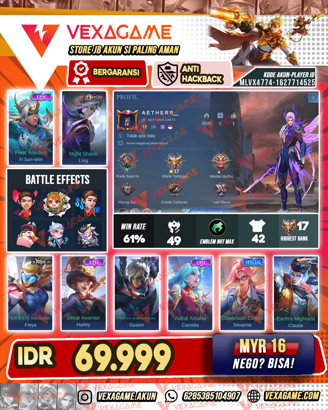 Akun Murah Budget Pelajar