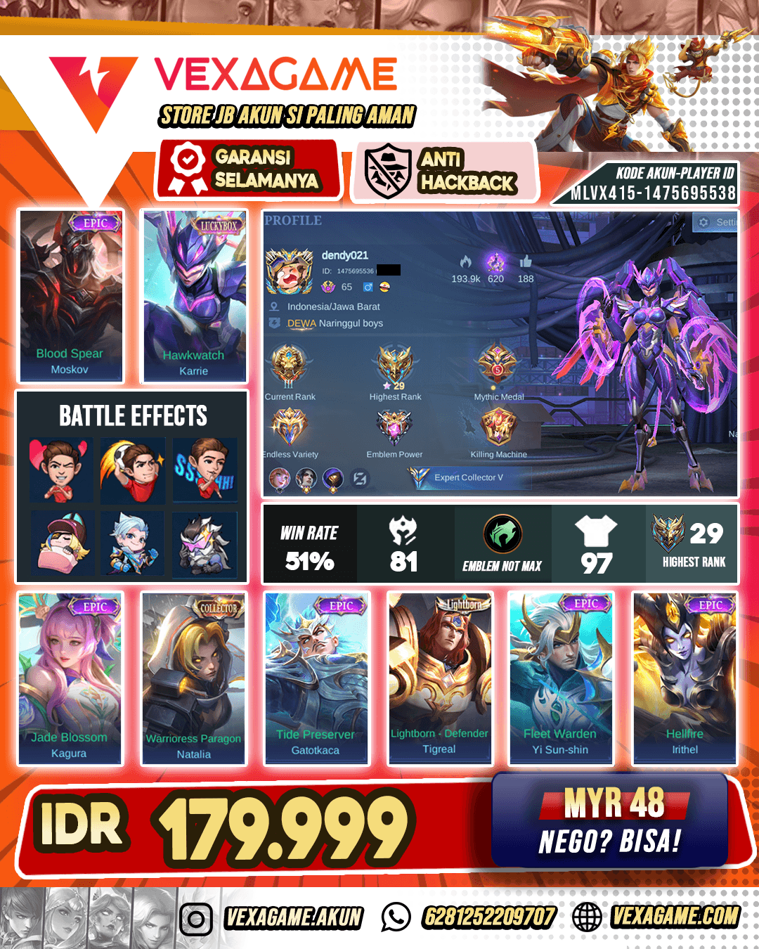 Karrie Luckybox Murah
