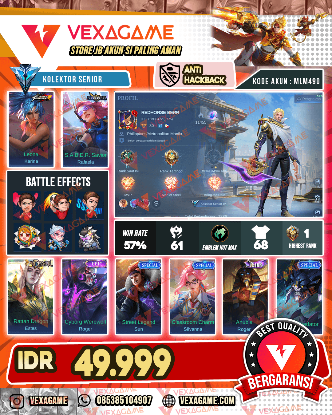 Akun Murah Harga Pelajar