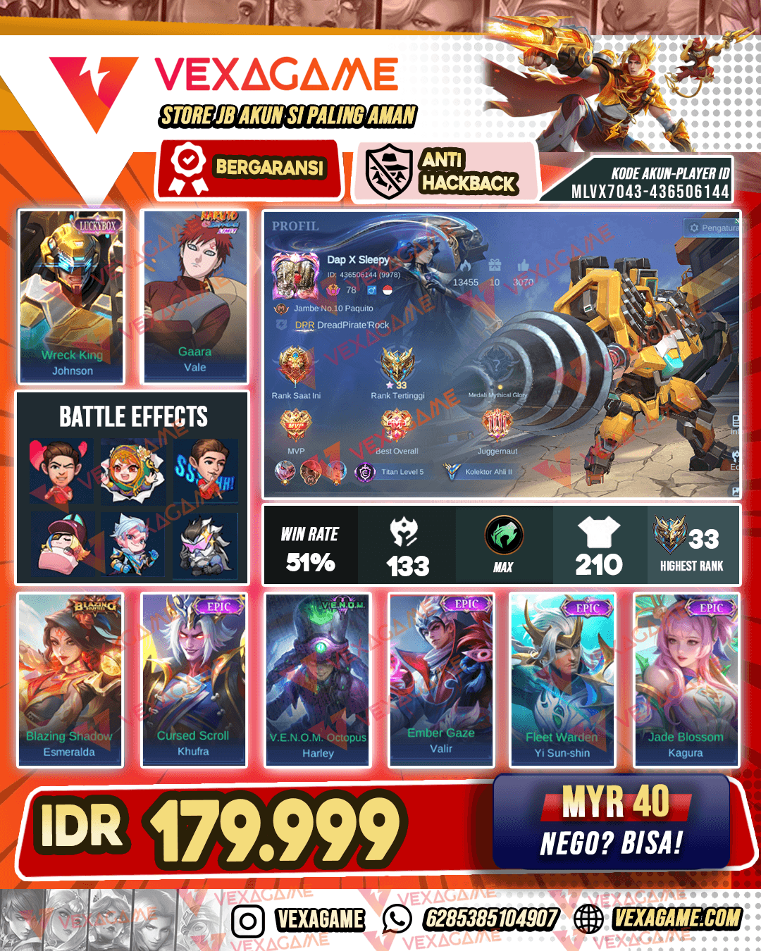 Jhonson Luckybox | Franco Blazing