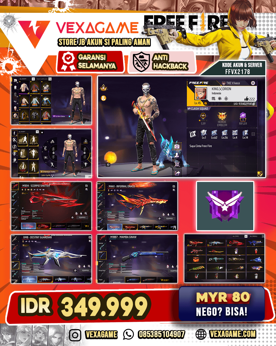Evo 3 Max 1 | Katana on | Bundle Madara X Pain X Kakashi X Obito X Orochimaru X Jiraya X Sakura | Emot Susano'o