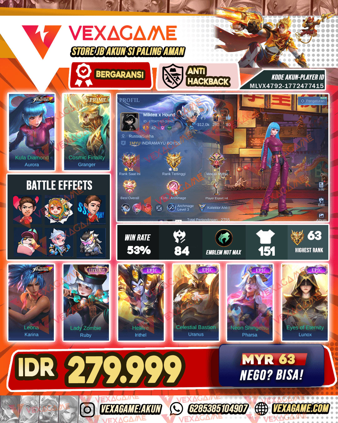 Aurora KOF | Ruby Luckybox
