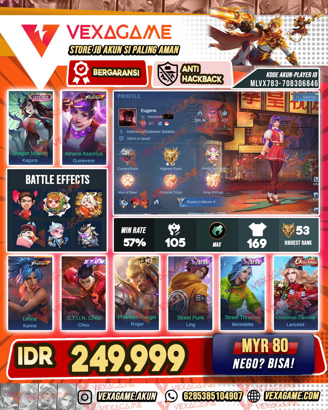 Ling Starlight | Guinever KOF | Kagura Luckybox