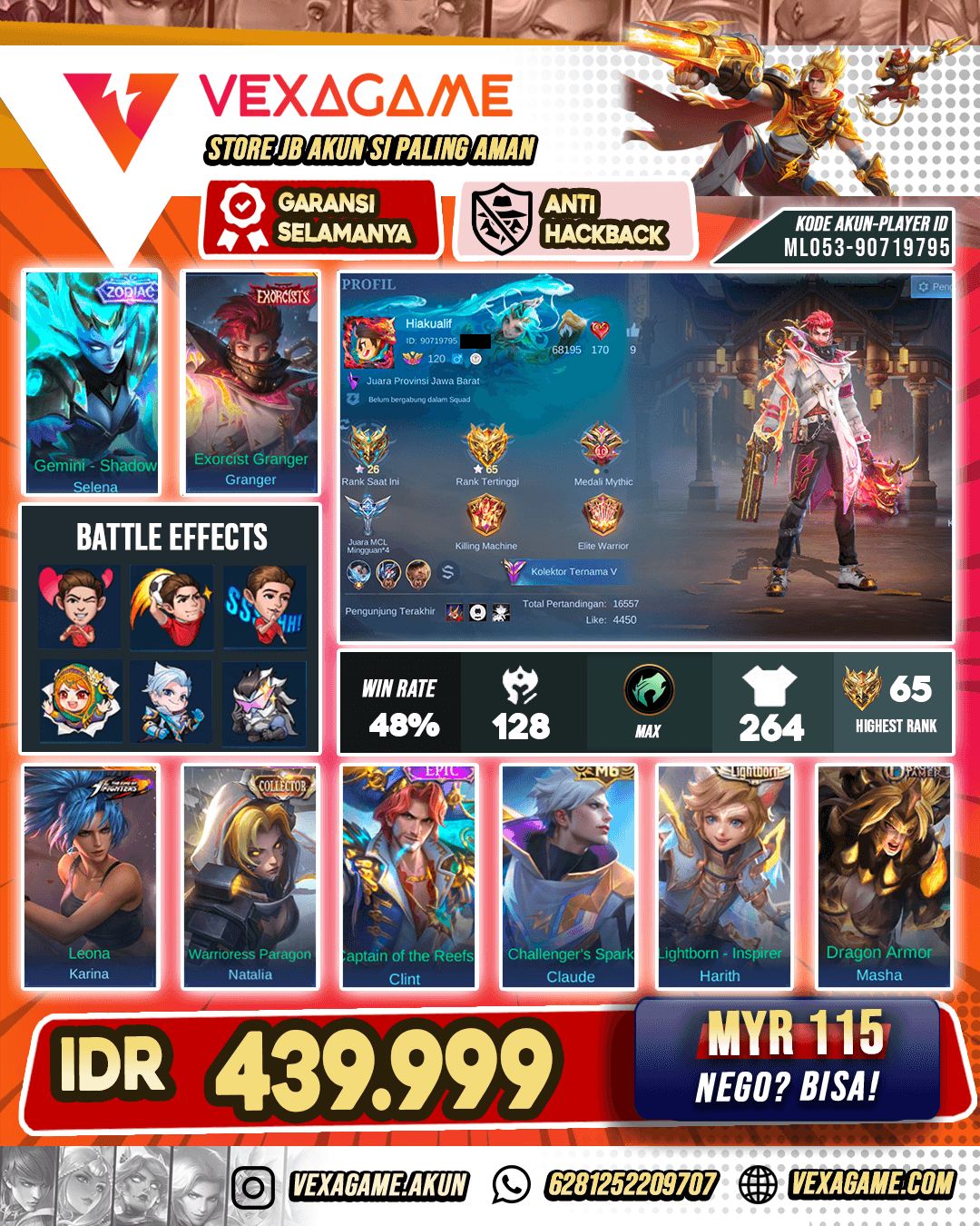 Granger Exorcist Murah