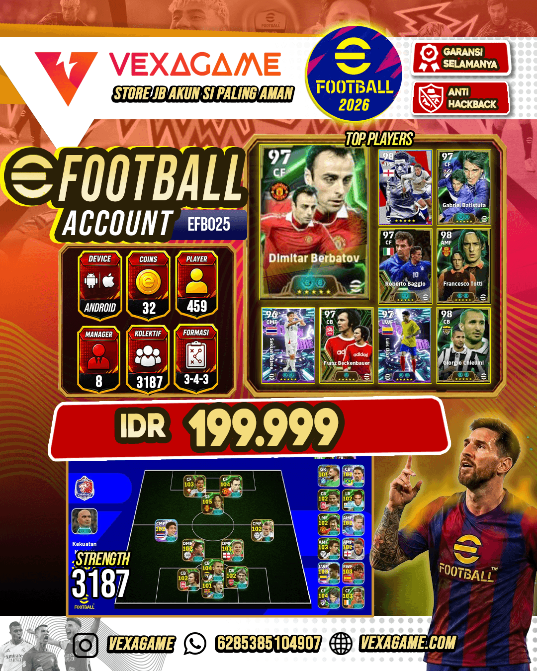Berbatov ( Epic limit ) | Bale ( Epic ) |Gerrard  ( Epic ) | Drogba ( Epic Limit )