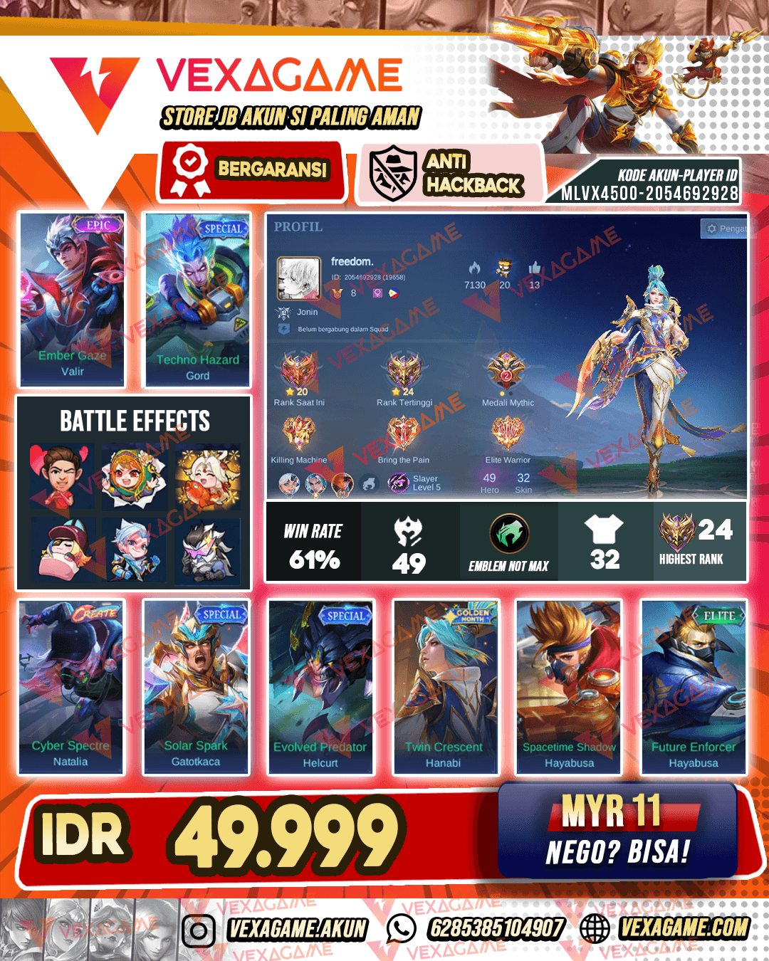 Akun Murah Harga Pelajar