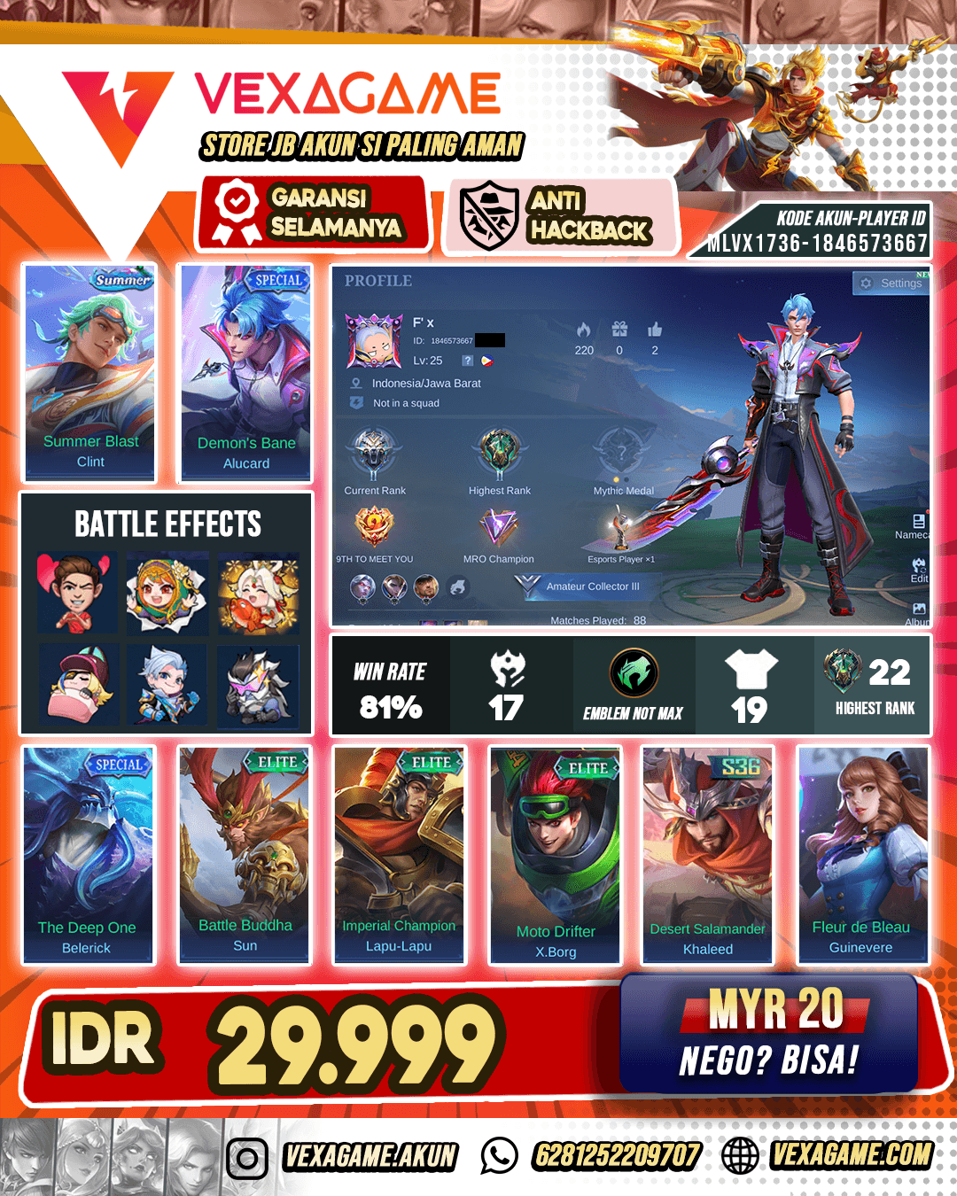 Akun Murah Meriah
